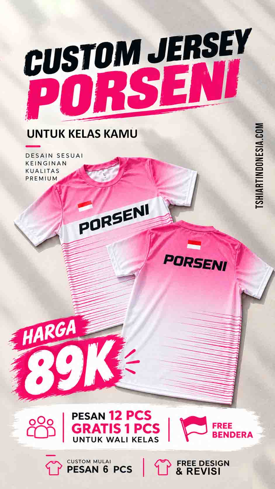 Promo Jersey Tshiart Indonesia